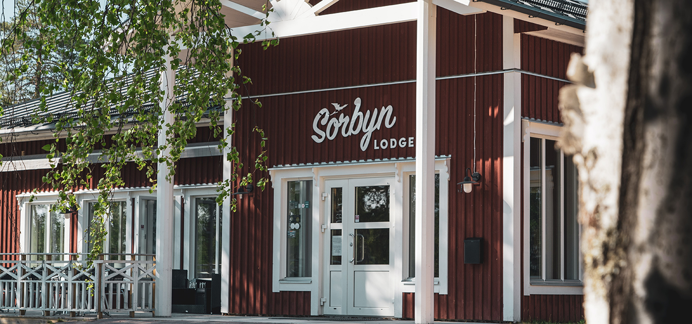 Sörbyn lodge - your perfect base to enjoy the woodlands of Swedish Lapland.